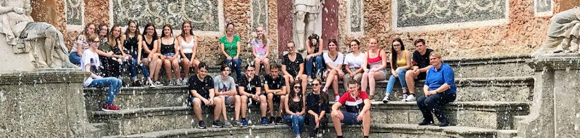 Schüler in Hellbrunn